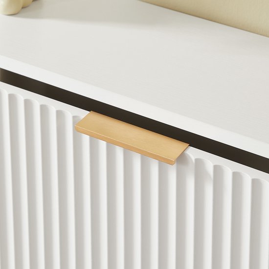 STILVORA Schoenenkast - Smalle Kast Met Verstelbare Planken En Kantelbeveiliging - Voor Hal En Entree - Spaanplaat En Metaal - Wit - 80 X 24 X 102 Cm — afbeelding 5