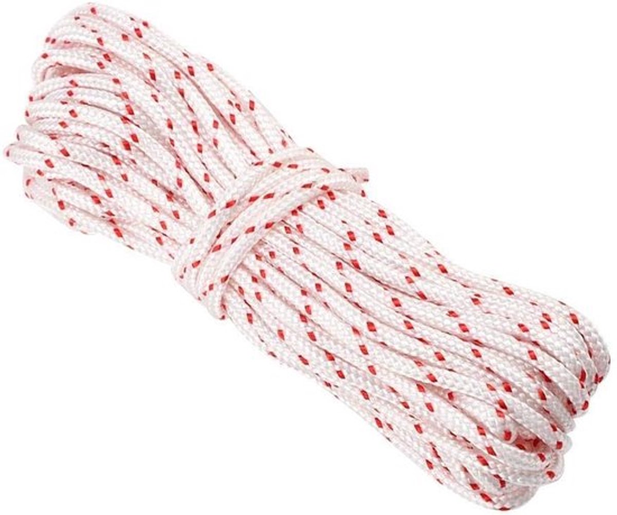 Trekkoord Nylon - Starterkabel 5,0 mm - Duurzaam en slijtvast - 10 meter lengte - Geschikt voor trimmers - Hoogwaardige kwaliteit