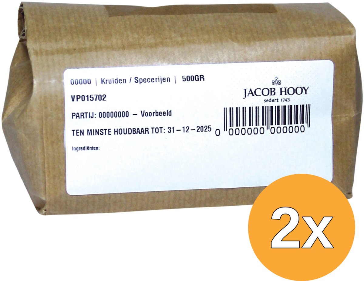2x Jacob Hooy Kumis Kutjing Gesneden (500 gr)