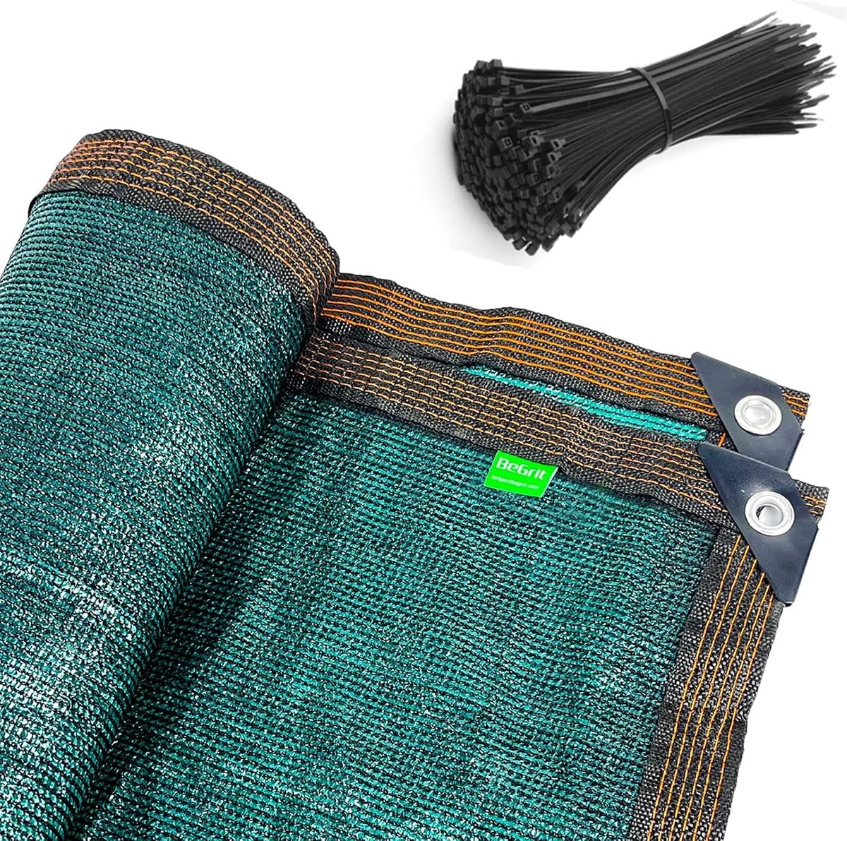 Tuinscherm Privacy 10m x 2m - 90% Schaduwdoek, Windbescherming en Scheidingsnet voor Buitenplanten en Tuinactiviteiten