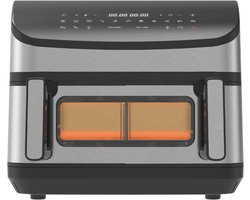 Herman den Blijker – DualFry Fusion – Airfryer – Dual Zone 10,5 Liter – 2700W – 8 Programma's