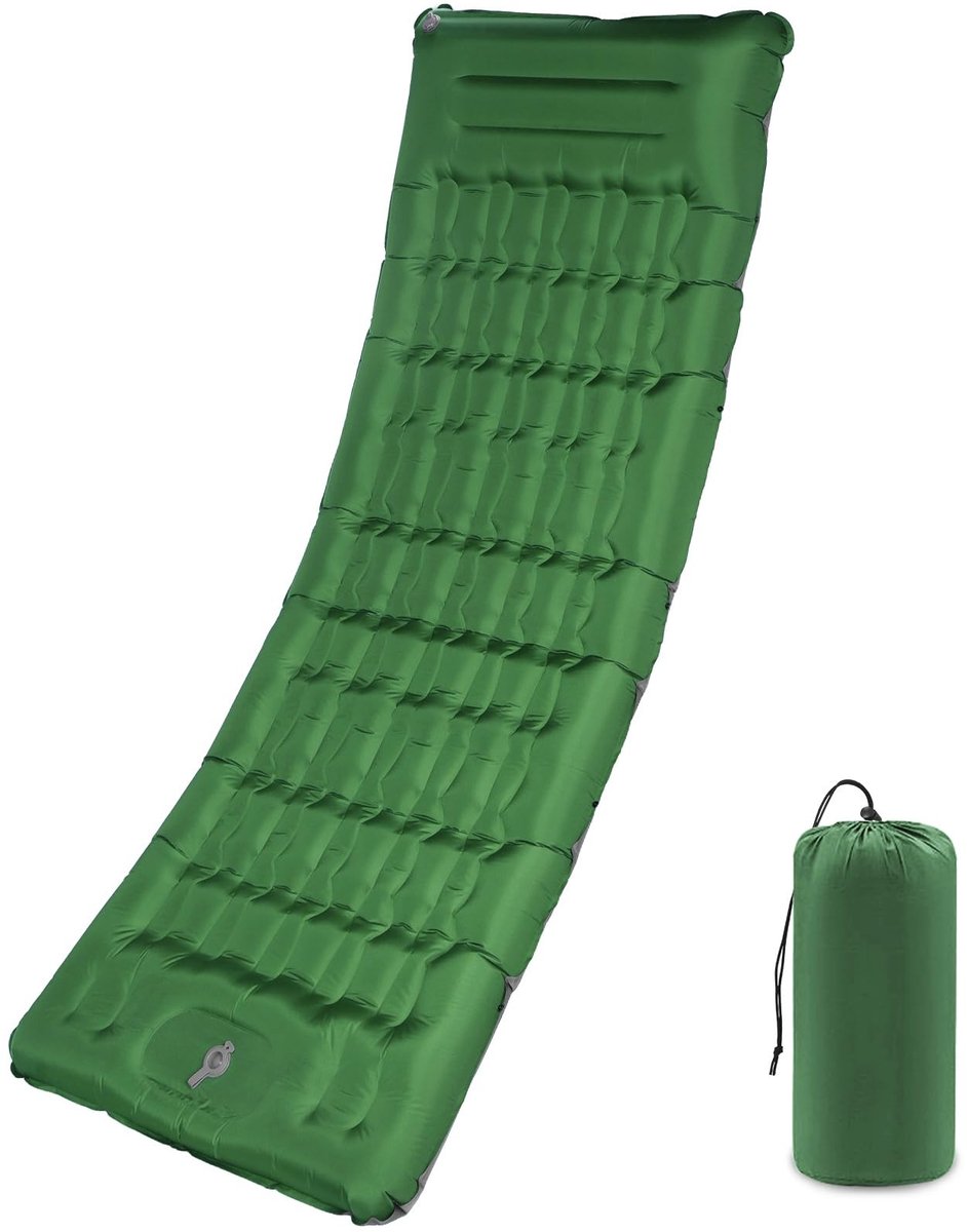 Solidchoice - Ultralichte Inflatable Camping Luchtmatras met Voetpomp