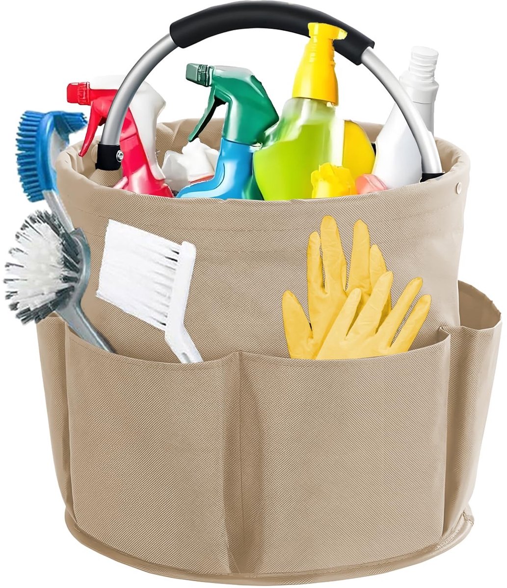 Solidchoice - 17 Liter Schoonmaakmand met Handvat en Vouwbaar Ontwerp