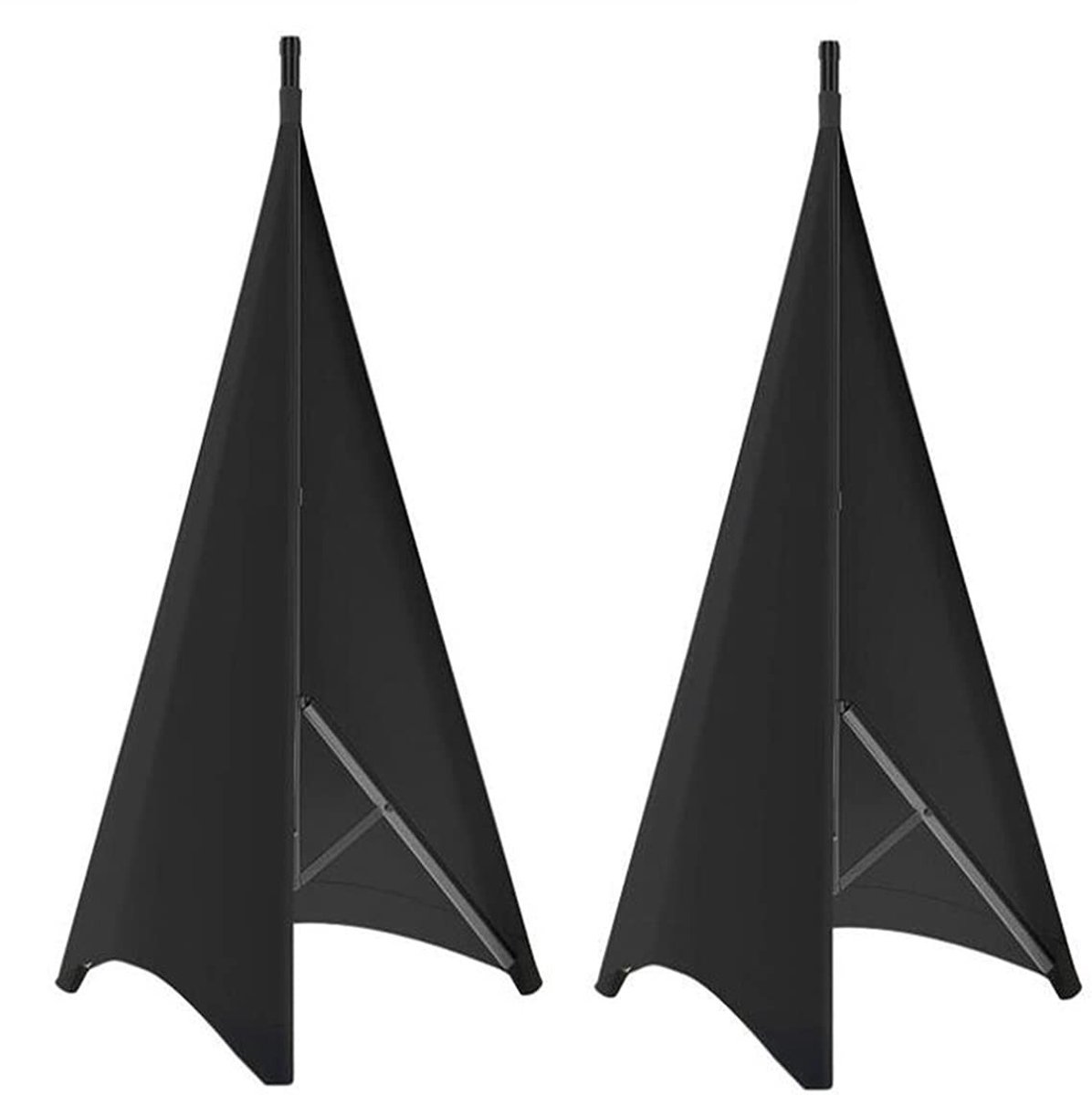 Solidchoice - Set van 2 Speaker Stand Covers van Polyester
