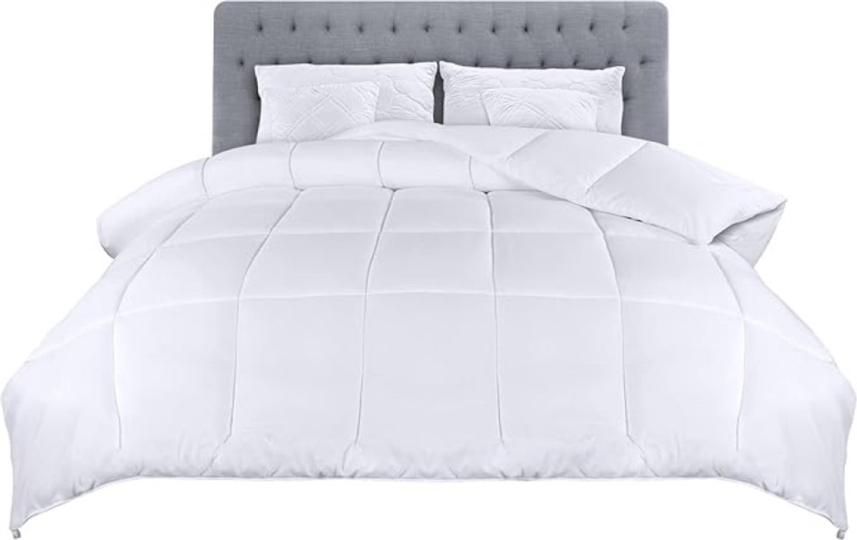 Zelora Lichtgewicht Zomerdekbed 200x200 cm met Hoektabs - Microfiber