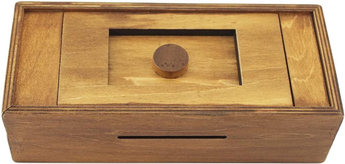Houten Puzzelboxen met Verborgen Compartimenten, Slimme Denkspellen voor Volwassenen, Geld- en Kaarthouder, Uitdagende Spellen voor Cadeaus en Verrassingen