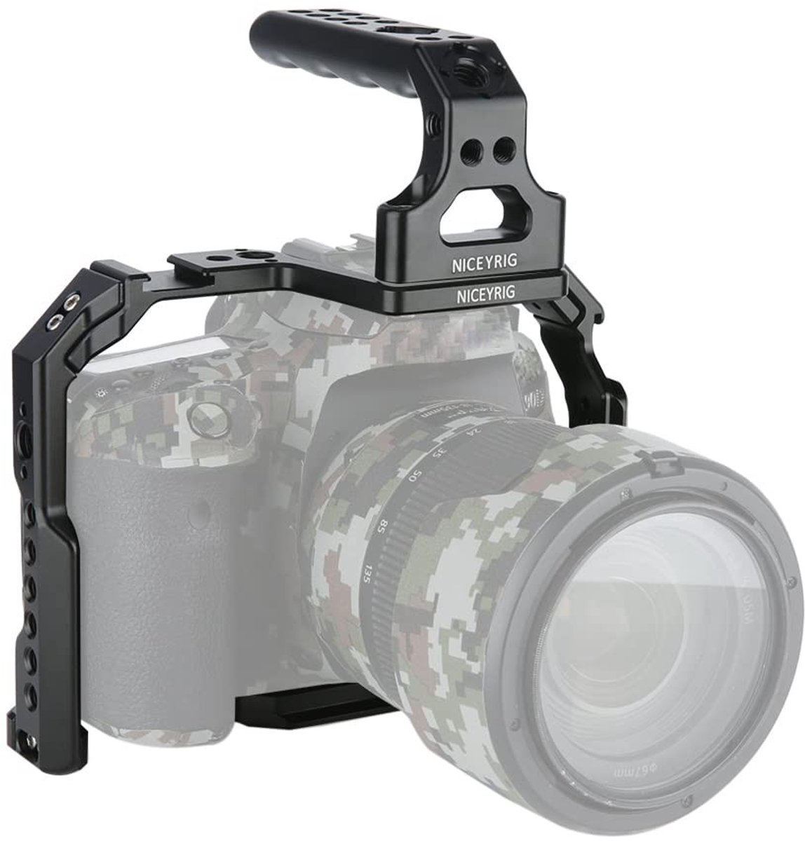 Solidchoice - Camera Cage voor Canon met Handvat en NATO Rail