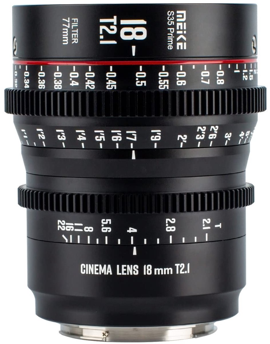 Solidchoice - 18mm T2.1 Cine Lens voor Canon EF Mount Camera's