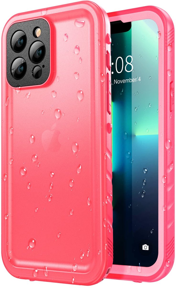 Solidchoice - Waterdichte Hoes voor iPhone 13 Pro Max met Schokbescherming
