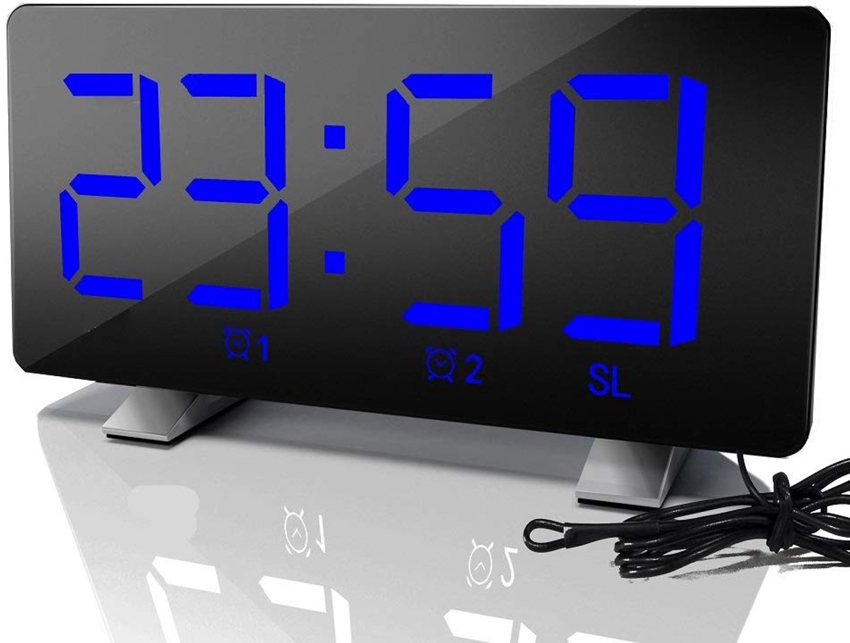 Solidchoice - Digitale FM Radio Alarmklok met Dual Alarms