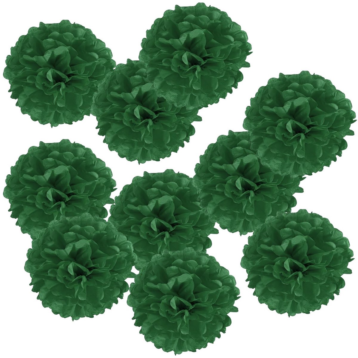Solidchoice - 10 Pack Papieren Bloemen voor Decoratie