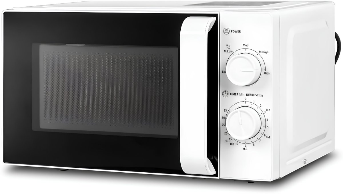 SNJY® Magnetron Vrijstaand - Microgolf - Microwave - 5 Standen - 20 Liter - 36D x 44B x 25,8H cm - 700W - Wit