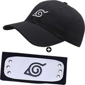 Naruto Hidden Leaf Pet + Hoofdband Headband Itachi - Cosplay - Necklace - Verkleedkleren - Anime - Carnaval Merchandise