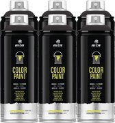 MTN PRO Color Paint RAL Spuitverf - 6 stuks - Anthracite Grey - 400ml