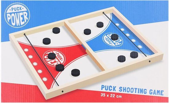 Thumbnail van een extra afbeelding van het spel Slingpuck - Grote Versie - Puck game - Sling puck - Sling puck XL - Gezelschapsspel - Puckgame - Bordspel – Speelgoed – Kind en Gezin - Tafelhockey - Swingshot Game - Gezelschapsspel - Hockey Game – Sjoelen - Football XL