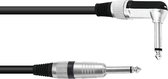 OMNITRONIC Jack cable 6.3 mono 1x 90° 5m bk - AUX kabel