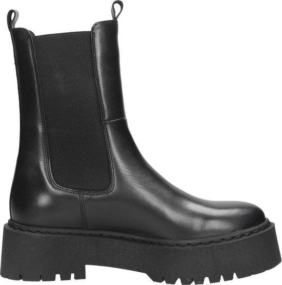 SUB55 Chelsea boots Enkellaarsjes Plat - zwart - Maat 40
