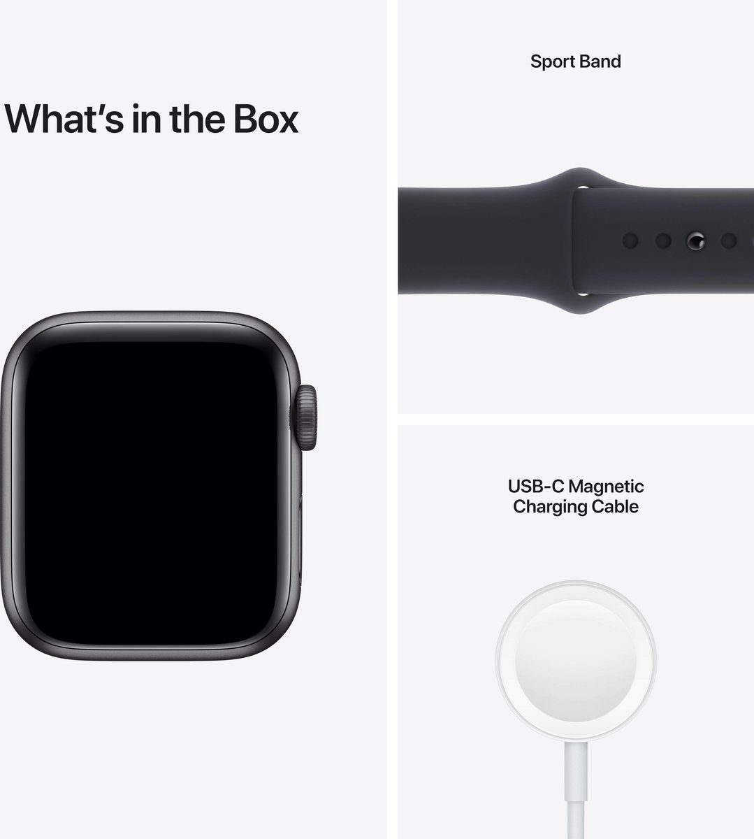 Apple Watch SE 2021 - Smartwatch - 44mm - Spacegrijs | bol.com