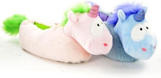 Unicorn dieren pantoffel roze maat 32-33