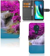 Wallet Bookcase Motorola Moto G9 Play | E7 Plus Telefoonhoesje Waterval