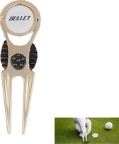 Bullet - Pitchfork - met marker - golfaccessoires - golf - golfballen - Cadeau