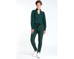 Groene Broek/Pantalon van Je m'appelle - Dames - Travelstof - Maat XL - 1  maat beschikbaar | bol.com