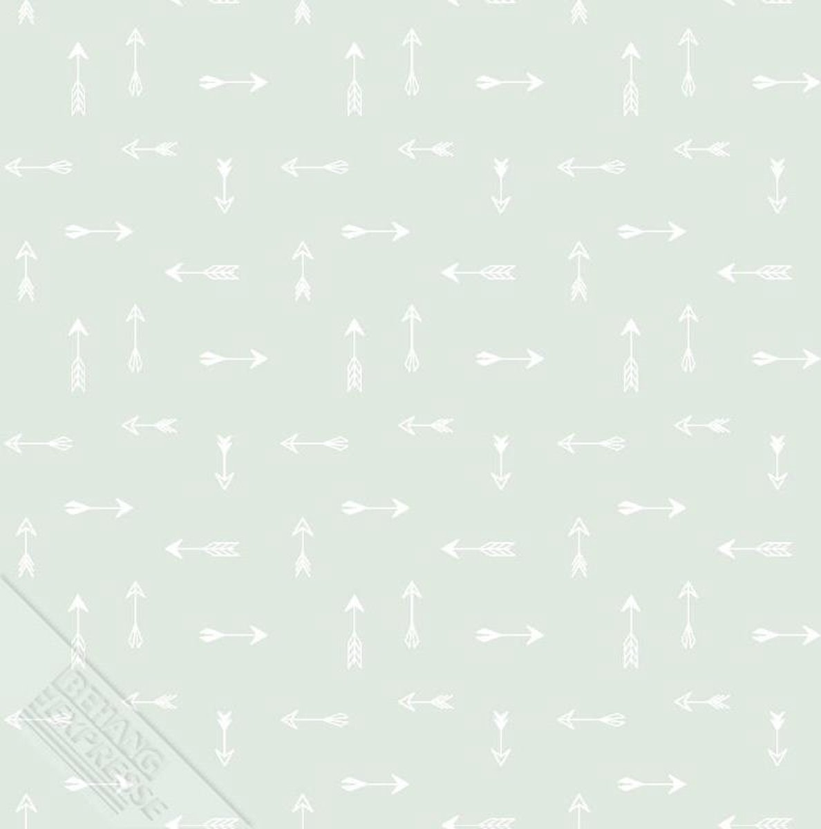 INGK Behang - Puck & Rose - Kinderbehang - Pijlen Groen