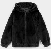 Teddy jas, Fake fur jas Tiffosi zwart maat 176