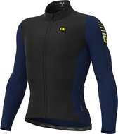 Ale Fietsshirt Lange Mouwen R-EV1 Warm Race 2.0 - Marineblauw - L - Valt klein
