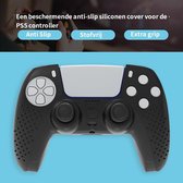 Playstation 5 Controller Skin - PS5 Silicone Hoes - Playstation 5 Accessoires - Cover - Hoesje - Siliconen skin case - Zwart