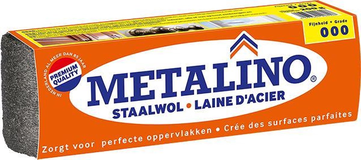 Metalino Staalwol 000 - 200 gram - Metalino