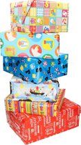 3 x rollen Sinterklaas kadopapier - inpakpapier - inpakpapier verjaardag - cadeaupapier - inpakpapier kinderen - inpakpapier sint - sinterklaas decoratie