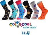 Colorcool Heren Sokken | Kleur Jezelf | 6 Paar | 41-45