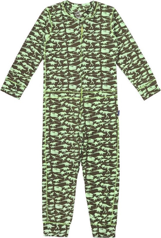 Claesen's onesie pyjama Glow Dino maat 164-170 | bol.com