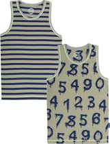 Claesen's hemdje jongen Numbers 2-pack maat 140-146