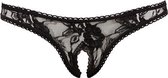 Luxe string met open kruis - Sexy Lingerie & Kleding - Lingerie Dames