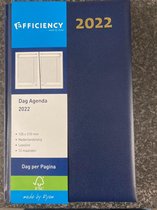 Rayam efficiency kort 1 dag per pagina blauw 2022 14x21.5