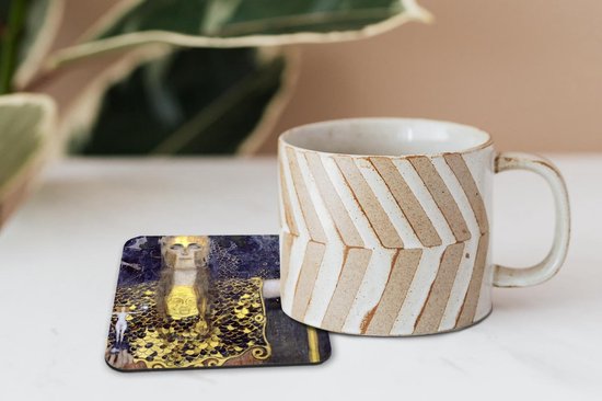 Sous- Sous-verres - Pallas Athena - Gustav Klimt - 10x10 cm - 6 pièces