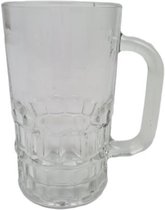Bierpul - Transparant - Glas - 330ml - Set van 4 - Vaderdag Cadeau - Voor hem - Papa - papadag