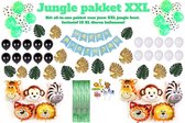 Jungle Décoration XL Birthday Decoration Package Baby Shower - Thème Safari - Ballons Animaux - Garçon Fille - Guirlande Joyeux Anniversaire