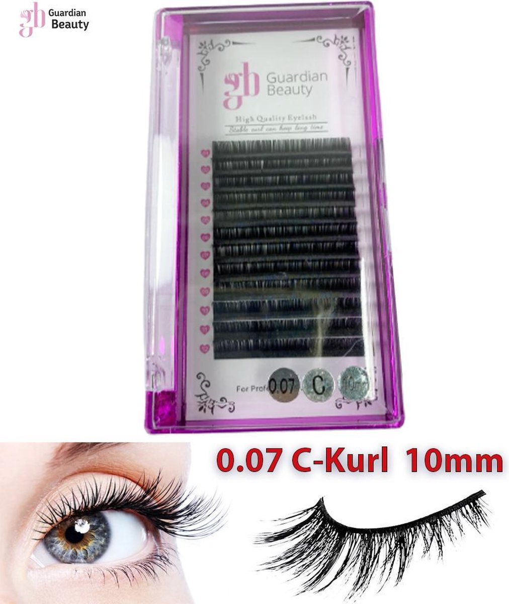 Wimpers Extension 10mm 0.07 C krul | Eyelashes | Wimpers | Wimperextensions