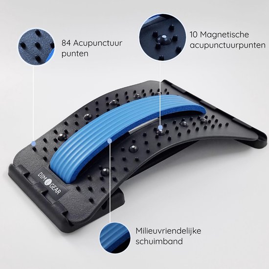 Dim Gear | Verstelbare Backstretcher - Postuur Corrector - Rugstretcher
