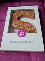 3 x Luxe Chocoladeletter- Melk- Stroopwafel- Karamel- 3 x 200gr- 100% Natuurlijk- Relatiegeschenk- Tip voor de Sint