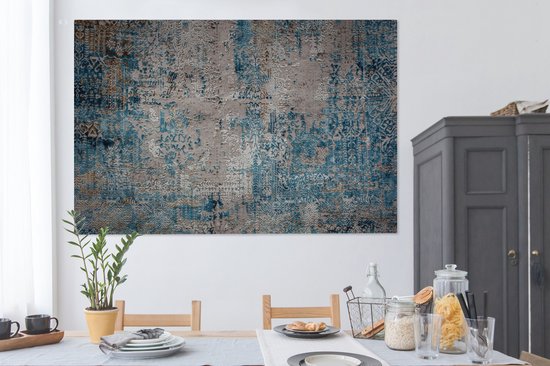 Toile Peinture Tapis Salon - Tapis - Motifs - 180x120 cm - Décoration murale XXL