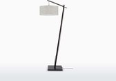 GOOD&MOJO Vloerlamp Andes - Zwart/Naturel - 72x47x176cm - Scandinavisch,Bohemian - Staande lamp voor Woonkamer - Slaapkamer