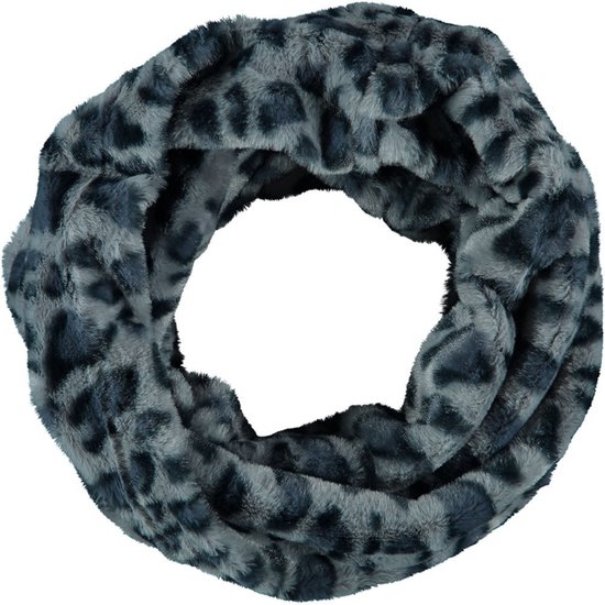 Lina & Lily Dames colsjaal met honden print - Engelse springer spaniël (Khaki