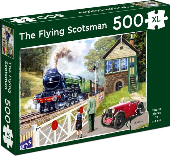 Legpuzzel -The Flying Scotsman - 500 extra grote puzzelstukken- ouderen/slechtziende