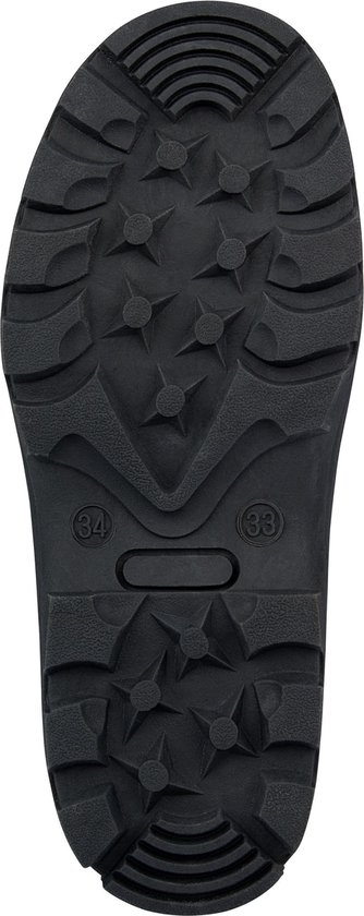 Winter-grip Snowboots - Frosty II - Teddy Voering - Zwart/Grijs - maat 38/39 - Winter-grip