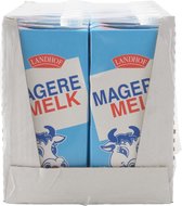 Landhof Houdbare Magere Melk - 12 x 1 liter