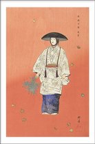 Walljar - Tsukioka Kôgyo - Theater Hanagatami - Muurdecoratie - Poster met lijst